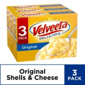Velveeta Original Shells & Cheese, 3 ct - 36.0 oz Package