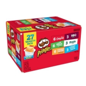 Pringles Potato Crisp Chips Variety Pack 19.5 oz 27 Count
