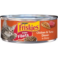 Walmart  Friskies Gravy Wet Cat Food, Prime Filets Chicken & Tuna Din
