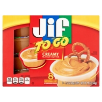 Walmart  (24 Cups) Jif To Go Creamy Peanut Butter, 1.5 oz cups