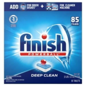 Finish All in 1 Powerball Fresh, 85ct, Dishwasher Detergent