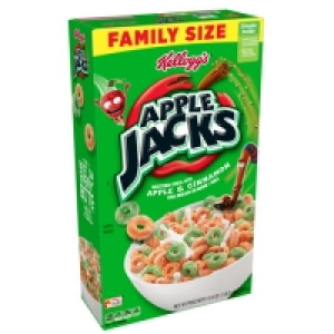 Kelloggs Apple Jacks Breakfast Cereal Original Family Size