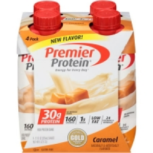 Premier Protein Shake, Caramel, 30g Protein, 11 Fl Oz, 4 Ct