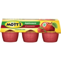 Walmart  (2 Pack) Motts Strawberry Applesauce, 4 oz Cups, 6 Count