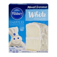 Walmart  (2 pack) Pillsbury Moist Supreme White Premium Cake Mix, 15.