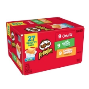 Walmart  Pringles Variety Pack Original, Sour Cream & Onion and Chedd