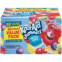 Walmart  (2 pack) Kool-Aid Jammers Tropical Punch Flavored Drink 30-6