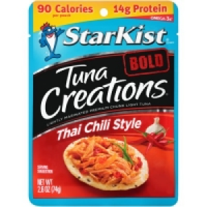 (6 pack) StarKist Tuna Creations Bold, Thai Chili Style, 2.6