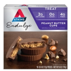 Atkins Endulge Chocolate Peanut Butter Cups, 10 - 0.60oz, 5-