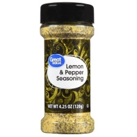 Walmart  (2 Pack) Great Value Lemon & Pepper Seasoning, 4.24 oz