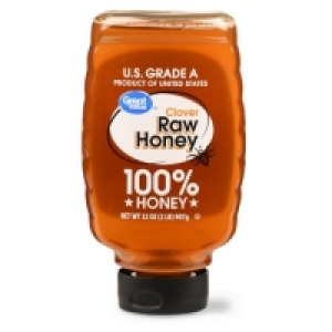 Great Value Clover Raw Honey, 32 oz