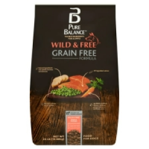 Walmart  Pure Balance Wild & Free Grain Free Formula Salmon & Pea Rec