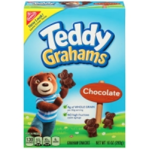 Nabisco Teddy Chocolate Grahams Snacks, 10 Oz.
