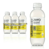 Walmart  (24 Bottles) Vitaminwater Zero Squeezed Enhanced Water, Lemo