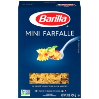 Walmart  (4 pack) Barilla Pasta Mini Farfalle, 16 Oz
