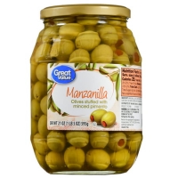 Walmart  (3 Pack) Great Value Manzanilla Olives Stuffed with Minced P