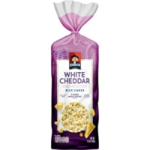Quaker Rice Cakes, White Cheddar, 5.5 oz Bag