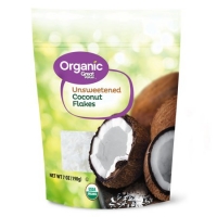Walmart  (3 Pack) Great Value Organic Unsweetened Coconut Flakes, 7 o