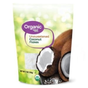 (3 Pack) Great Value Organic Unsweetened Coconut Flakes, 7 o