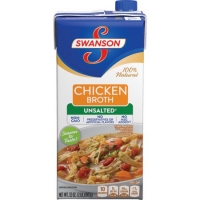 Walmart  (2 pack) Swanson Unsalted Chicken Broth, 32 oz.