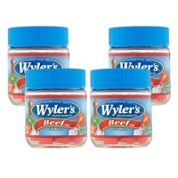 Walmart  (4 Pack) Wylers Beef Instant Bouillon Cubes, 3.25 oz Jar
