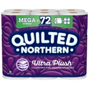 Quilted Northen Ultra Plush Toilet Paper, 18 Mega Rolls (= 7