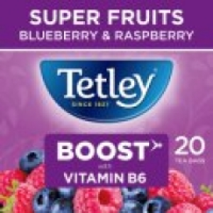 Super Fruits Boost Blueberry & Raspberry 20 Tea Bags £1.25