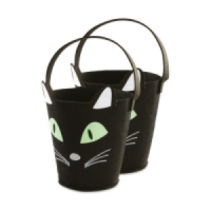 Aldi  Cat Felt Bucket 2 Pack