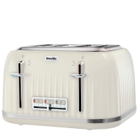 RobertDyas  Breville Impressions 4-Slice Wide-Slot Toaster - Cream