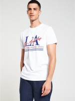 LittleWoods  V by Very LA Embroidered T-Shirt - White