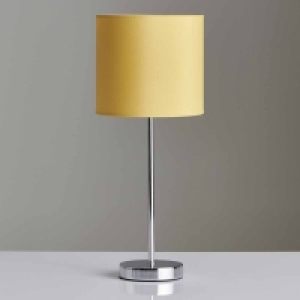 Wilko  Wilko Milan Mustard Table Lamp