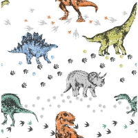 Wilko  Wilko Wallpaper Dinosaurs