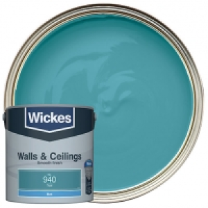 Wickes Teal - No. 940 Vinyl Matt Emulsion Paint - 2.5L £12.00