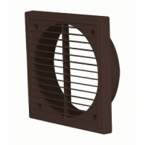 Manrose PVC External Wall Grille - Brown 150mm £5.90