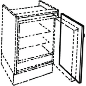 Wickes Calgary High Line Door 600x731mm &pound;110.00