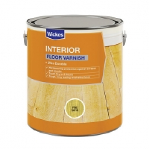Wickes Floor Varnish - Pine Satin 2.5L £28.00