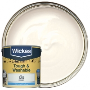 Wickes Porcelain - No. 120 Tough & Washable Matt Emulsion Pa £16.00