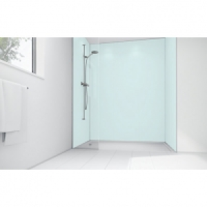 Mermaid Sky Blue Matte Acrylic Single Shower Panel 2440mm x  £861.00