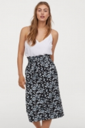  Jacquard-weave paper bag skirt £23.00