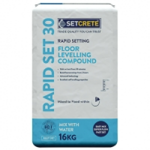 Setcrete Rapid Setting Floor Levelling Compound - 16kg £25.00