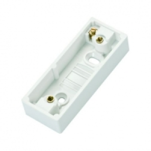 Wickes 1 Gang Architrave Pattress Box - White £1.25