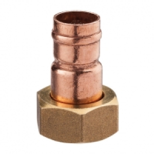 Wickes Solder Ring Straight Tap Connector - 19 x 22mm £2.05