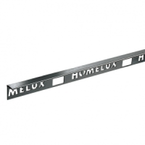 Homelux 10mm Metal Straight Edge Stainless Steel Effect Tile £19.49