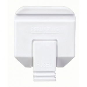 Masterplug 13A Heavy Duty Plug - White &pound;2.00