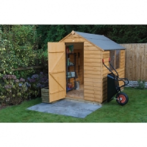 Forest Garden 8 x 6 ft Apex Overlap Dip Treated Shed with As £402.00