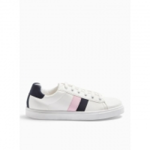 Tonic Multi Coloured Lace Up Stripe Trainers