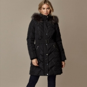 Black Brick Quilted Coat