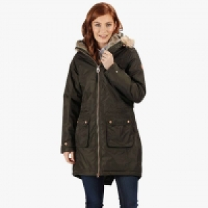 Green Lucasta Waterproof Hooded Parka