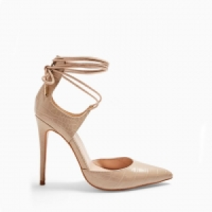 Debenhams  Cosmo Nude Strappy Court Shoes