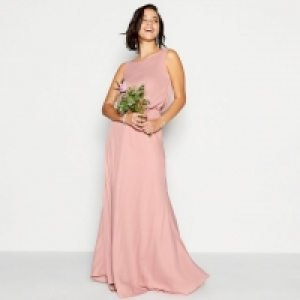 Light Pink Cowl Back Maxi Dress